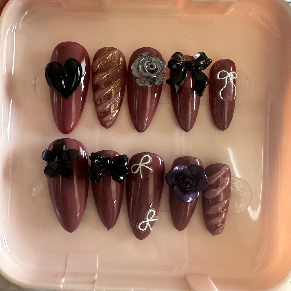 Misa Amane Inspired Gel Press On Nails